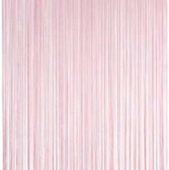 Frusqo draadjesgordijn lichtroze 90x200cm