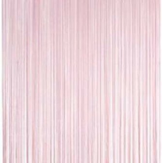 Frusqo draadjesgordijn lichtroze 100x250cm