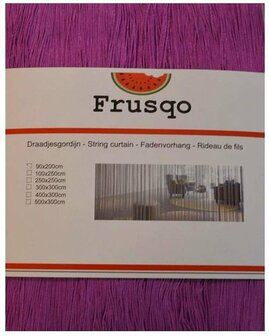 Frusqo draadjesgordijn violet 90x200cm
