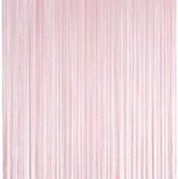 Frusqo draadjesgordijn lichtroze 90x200cm