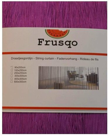 Frusqo draadjesgordijn violet 90x200cm
